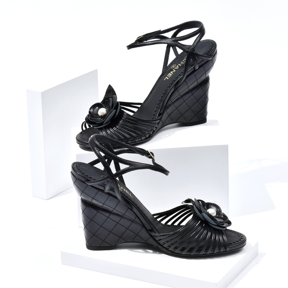 Chanel Wedged Sandals